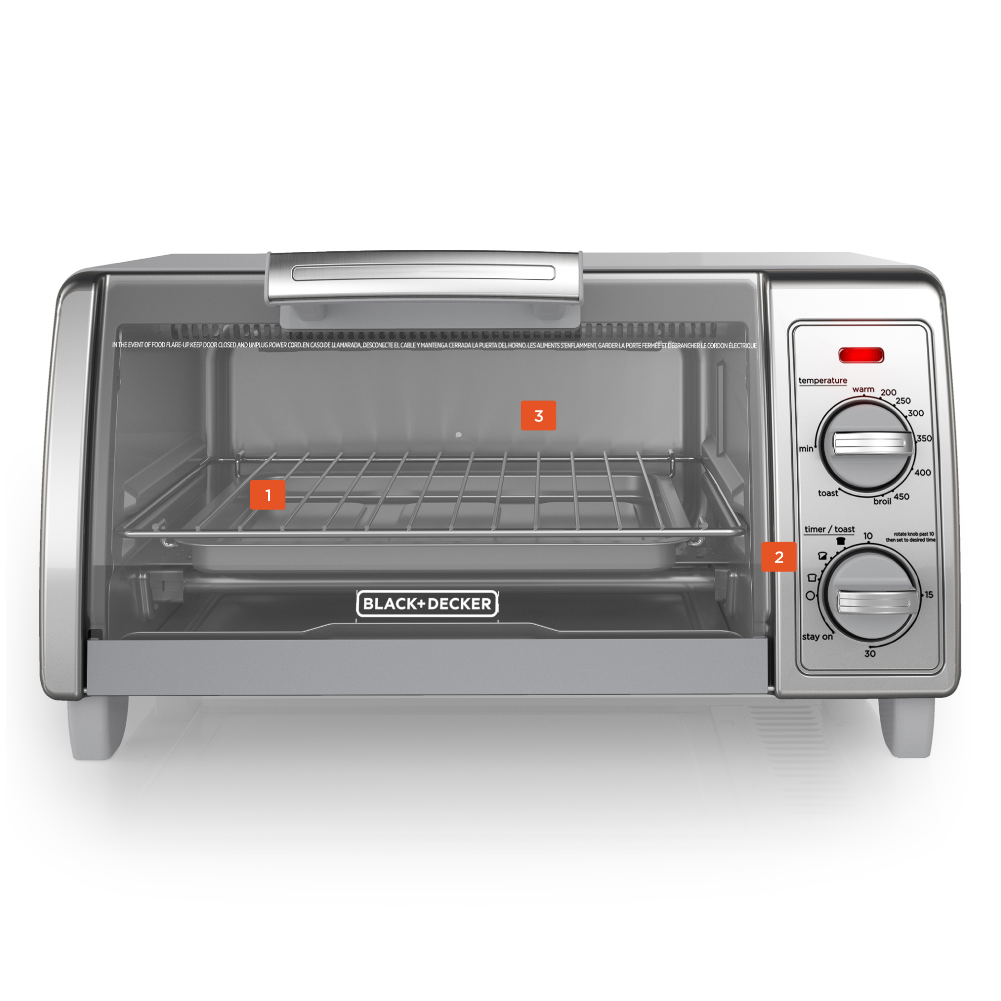 4 Slice Toaster Oven BLACK DECKER